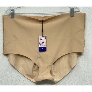NWT! Honeylove MeshSculpt Mid-Waist Seamless Brief Size 3X 3XL Sand Nude